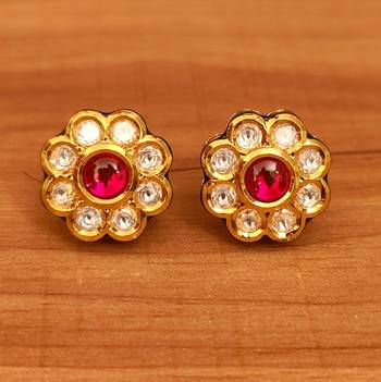 Red studs 1