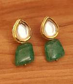 Green earrings