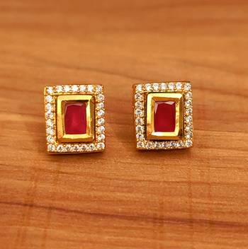 Red studs 1