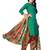 Sea-green printed cotton salwar