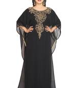 Dubai Kaftan Women Dress Moroccan Caftan Very Fancy Kaftans Georgette Long Gown African Arabian Islamic