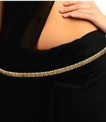 Multicolor agate waist-belt