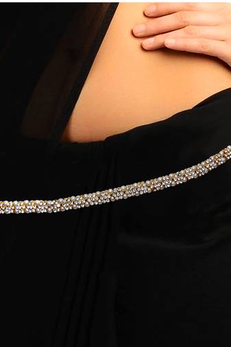 Multicolor agate waist-belt