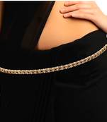 Multicolor agate waist-belt