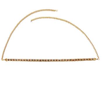 Multicolor agate waist-belt 2