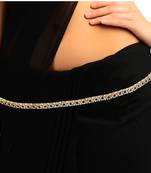 Multicolor agate waist-belt