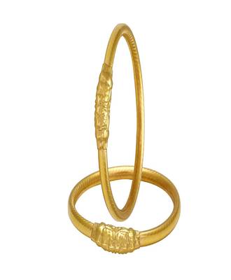 AkinosKIDS Traditional Bangle Nazariya for newborn- Gold Plated 2