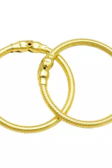 AkinosKIDS Traditional Bangle Nazariya for newborn- Gold Plated