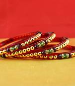 Rajasthani gokharoo,kara churi meenakari,moti,cz,stone,bangles size-2.4,2.6,2.8