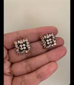 Gold cubic-zirconia-cz-earrings