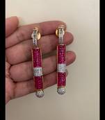 Gold cubic-zirconia-cz-earrings