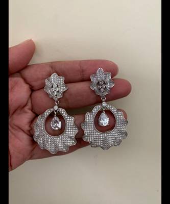 Silver cubic-zirconia-cz-earrings 2