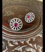 Black cubic-zirconia-cz-earrings