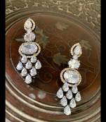 Gold cubic-zirconia-cz-earrings