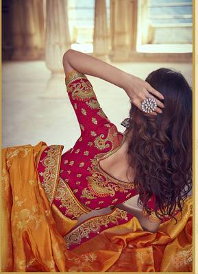 Dark-grey embroidered silk semi stitched lehenga 4