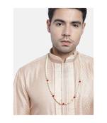 Single Layered Traditional Dulha Moti Mala with Beads Maharaja HaarGroom Necklace 
