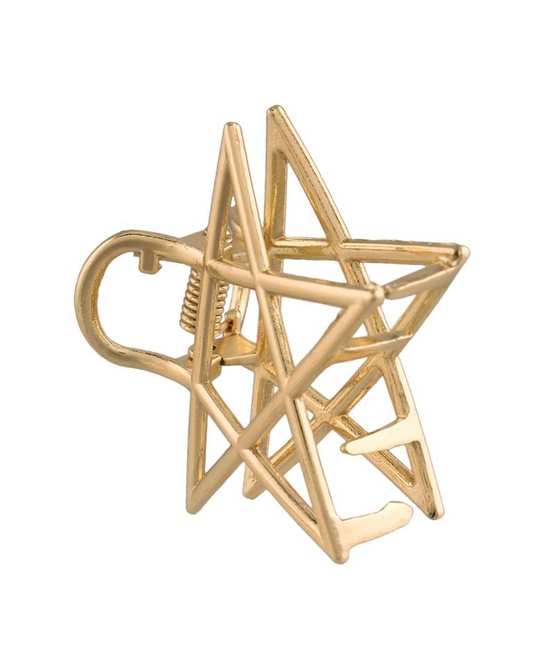 Metal Rose Gold and Gold Colour Combo Hair ClipsClawClutch for  & Girls 