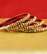Rajasthani gokharoo,kara churi meenakari,moti,cz,stone,bangles size-2.4,2.6,2.8