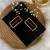 2Pcs Gold & Rose Gold Minimalist Rectangle Shaped Geometric Metal HairpinsHair ClipClutch for  (A99CLP44CO)
