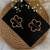 2Pcs Gold & Rose Gold Minimalist Flower Shaped Geometric Metal HairpinsHair ClipClutch for  (A99CLP47CO)