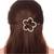 2Pcs Gold & Rose Gold Minimalist Flower Shaped Geometric Metal HairpinsHair ClipClutch for  (A99CLP47CO)