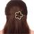 2Pcs Gold & Rose Gold Minimalist Flower Shaped Geometric Metal HairpinsHair ClipClutch for  (A99CLP47CO)