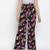 Chic floral print highwaisted women pants