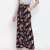 Chic floral print highwaisted women pants