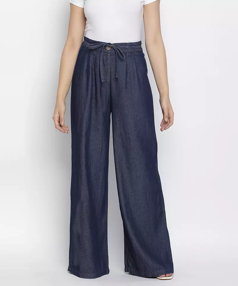 Denim buzz highwaisted women pant