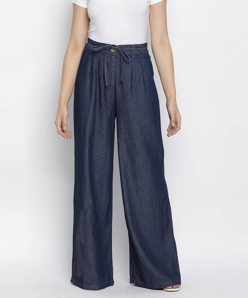 Denim buzz highwaisted women pant
