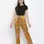 Bloom floral satin print women nightwear pajama