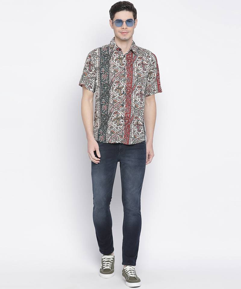 Classic pop printed men shirt