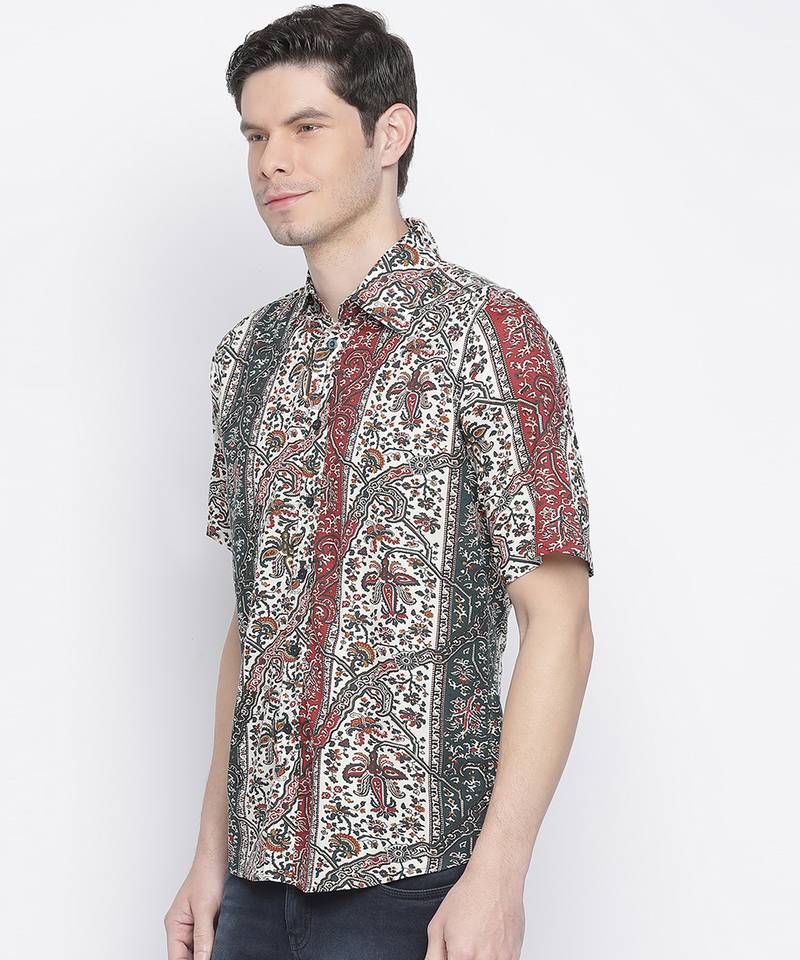 Classic pop printed men shirt