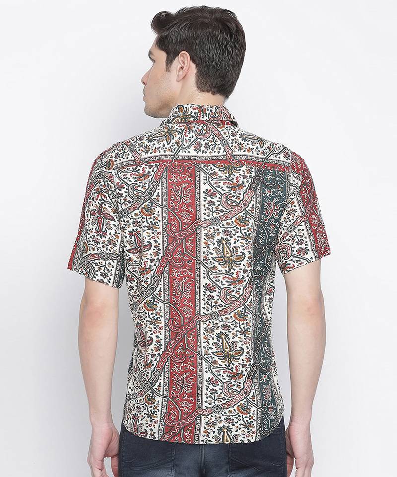 Classic pop printed men shirt