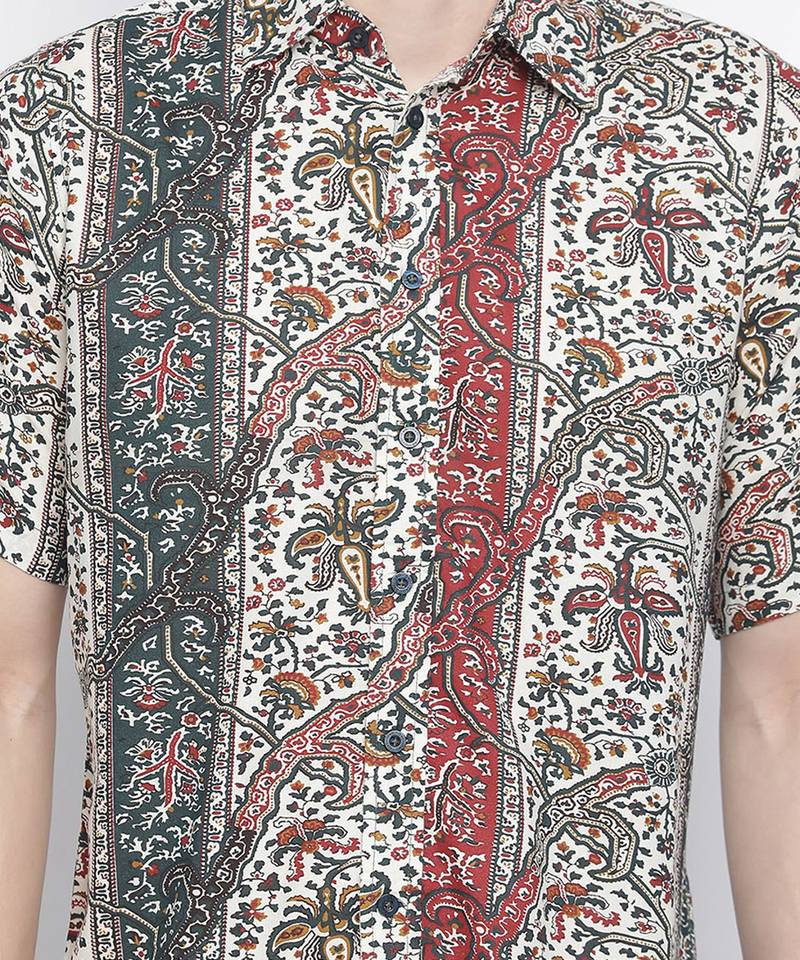Classic pop printed men shirt