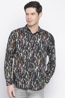 Swish daring animal print men shirt