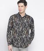 Swish daring animal print men shirt