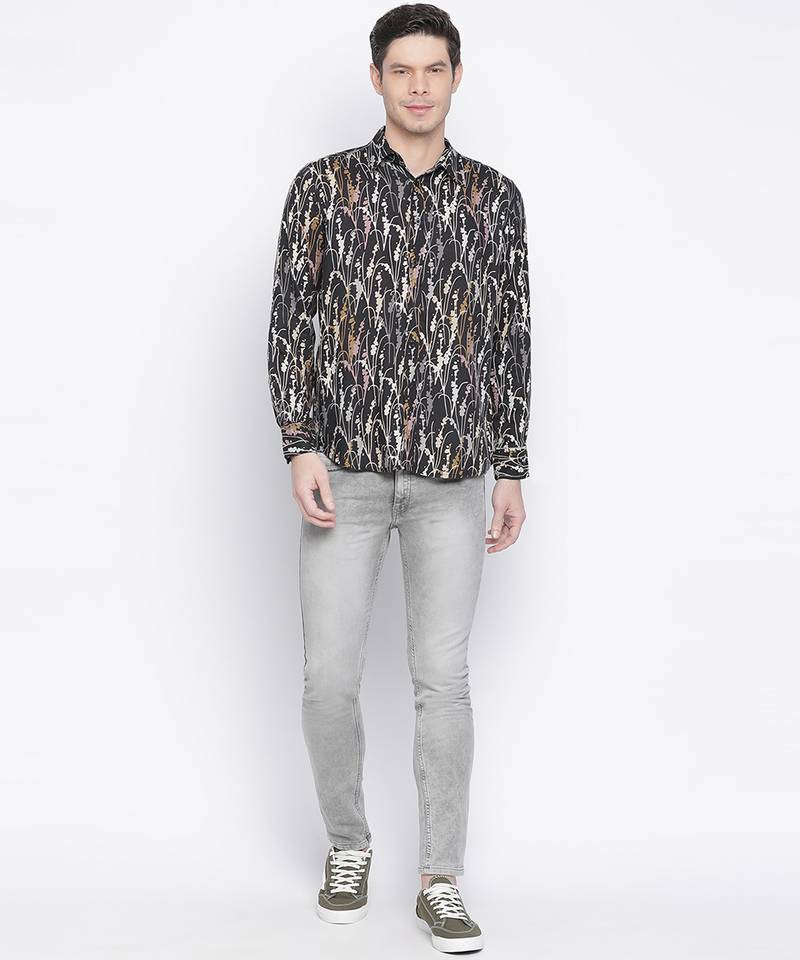 Swish daring animal print men shirt