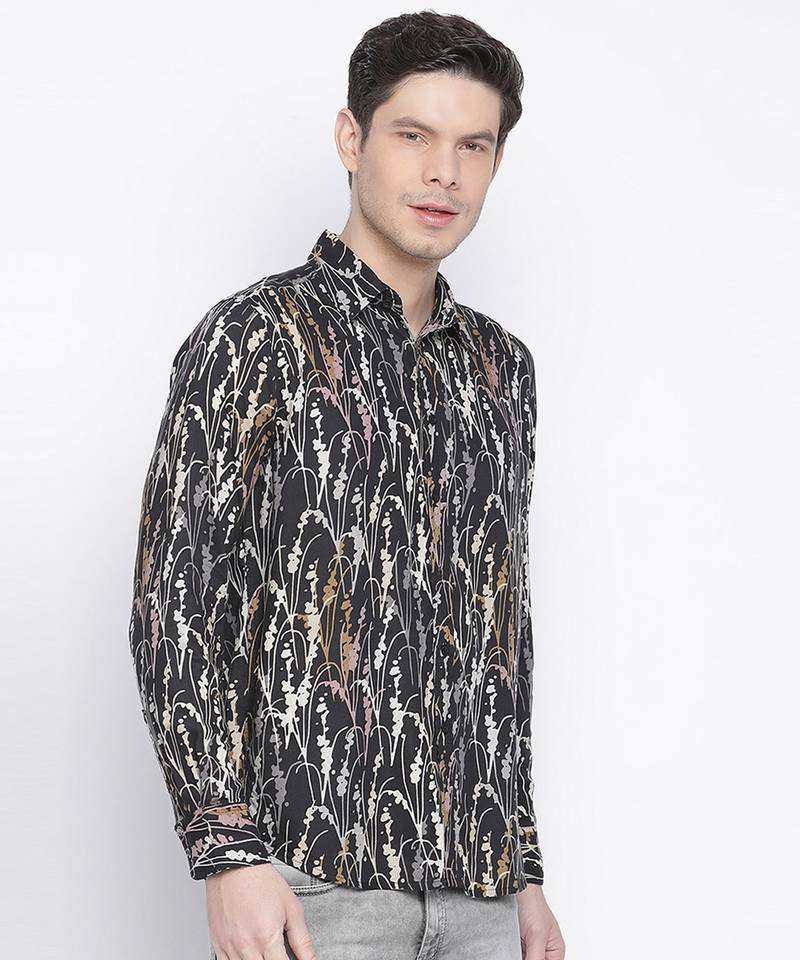 Swish daring animal print men shirt