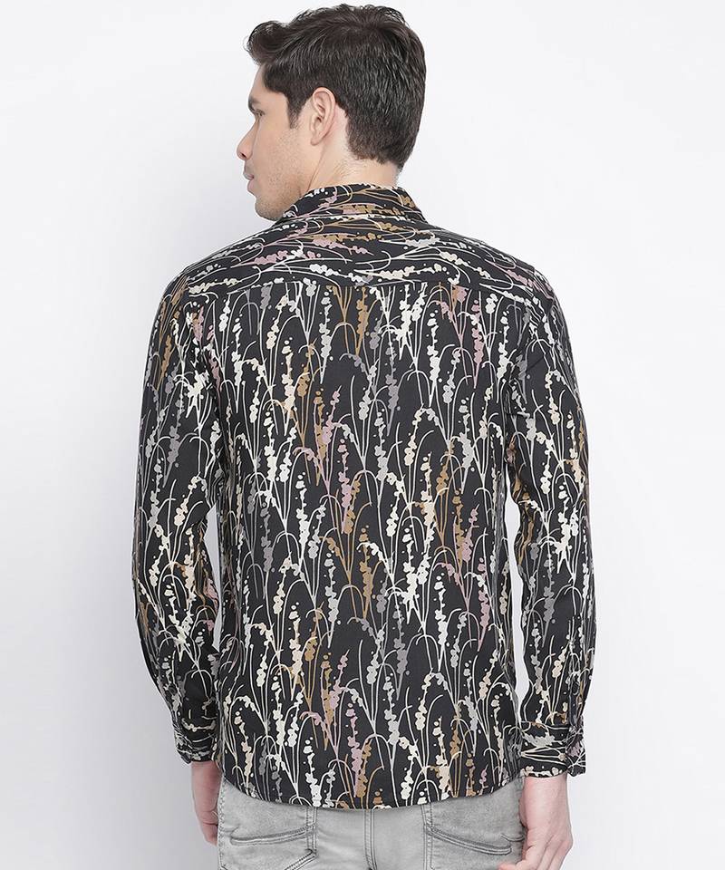 Swish daring animal print men shirt