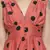Smasher rusty polka dot women dress