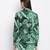 Garden fused tropical print women shirt