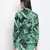 Garden fused tropical print women shirt