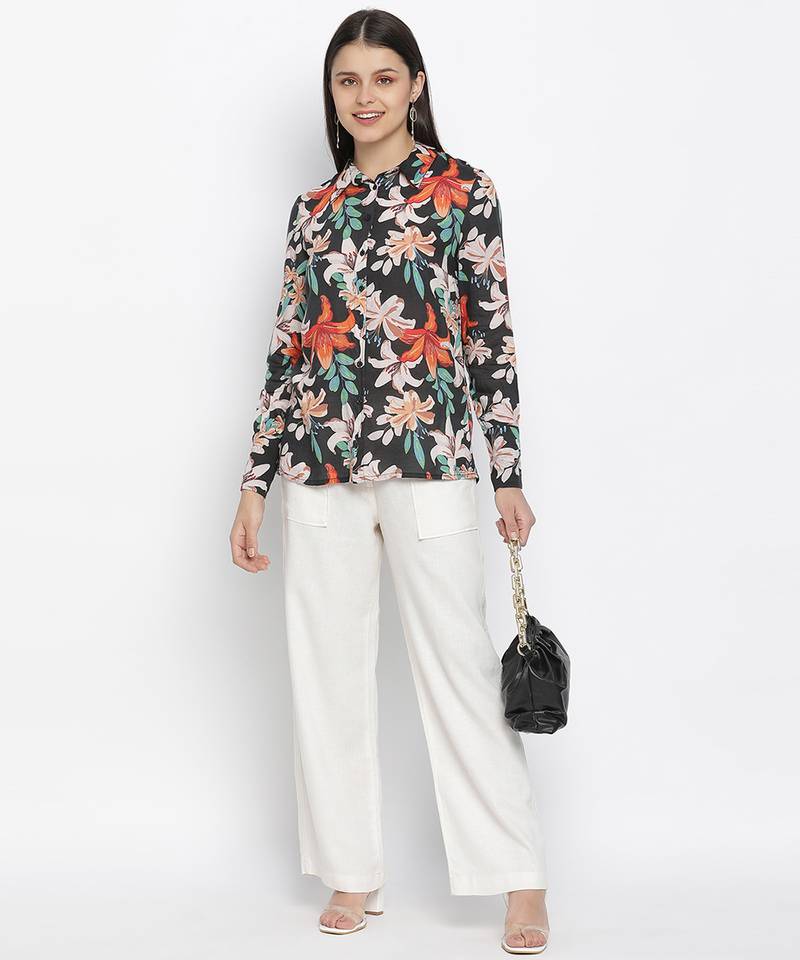 Choicest floral print women shirt