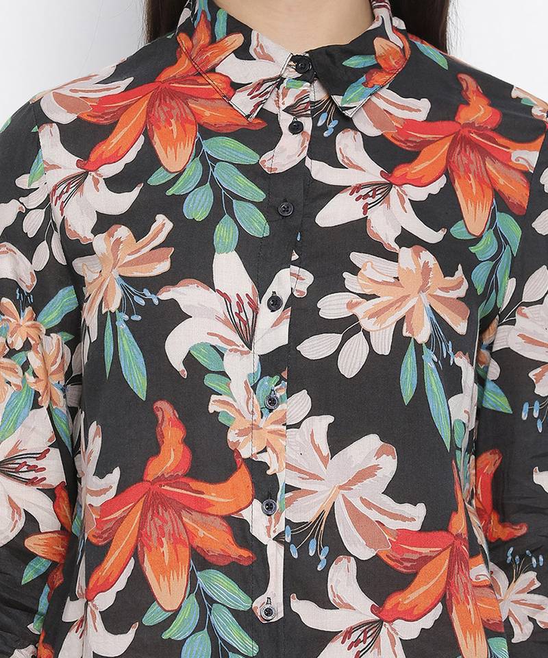Choicest floral print women shirt
