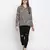 Neutral pop animal print women shirt