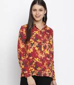 Fireblez floweret print women shirt