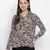 Rapro zebra print women shirt