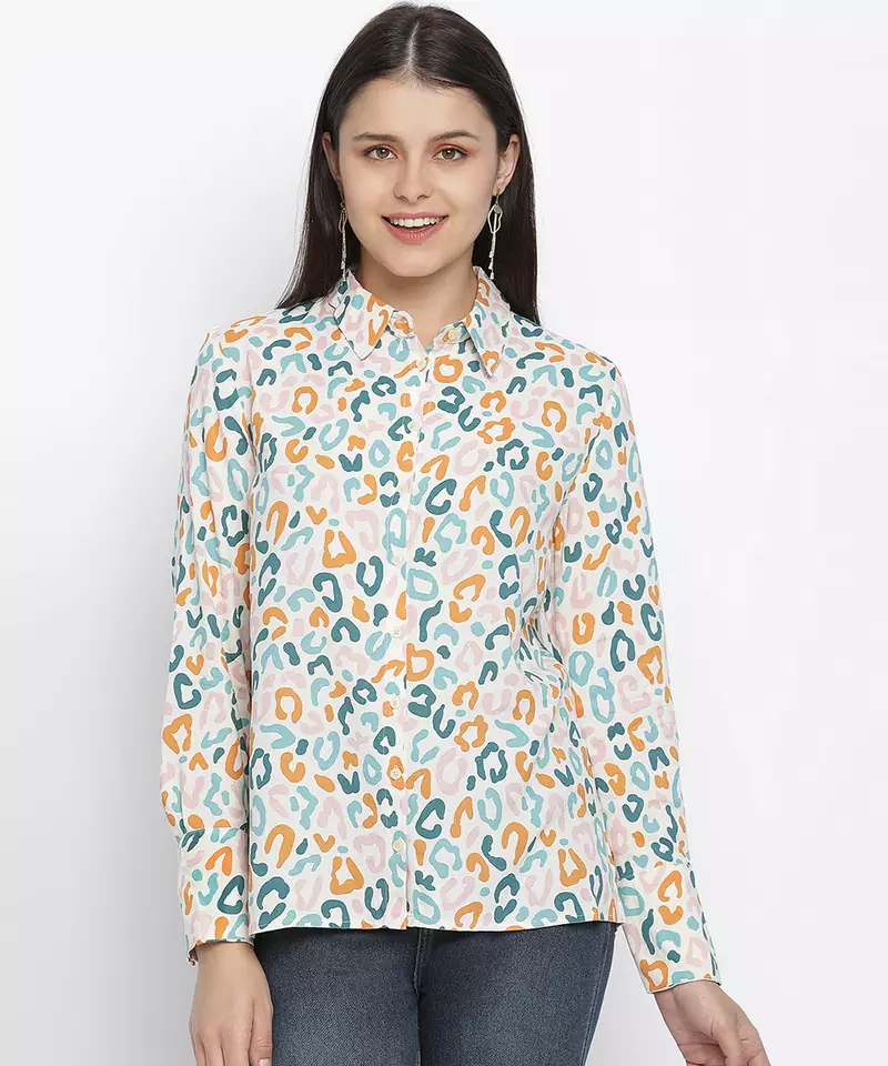 Darling floral print women shirt