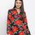Wonder rose print women top
